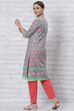 Blue Straight Kurta image number 4